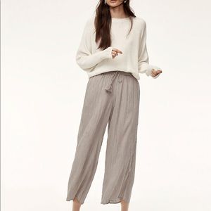 Aritzia Wilfred Nannette pants in Ashen, XS